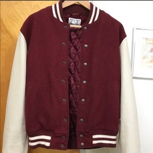Vintage American Apparel’s Red Letterman Jacket